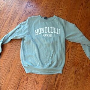 MV Sport Honolulu Hawaii Blue Men's Crewneck Sweater